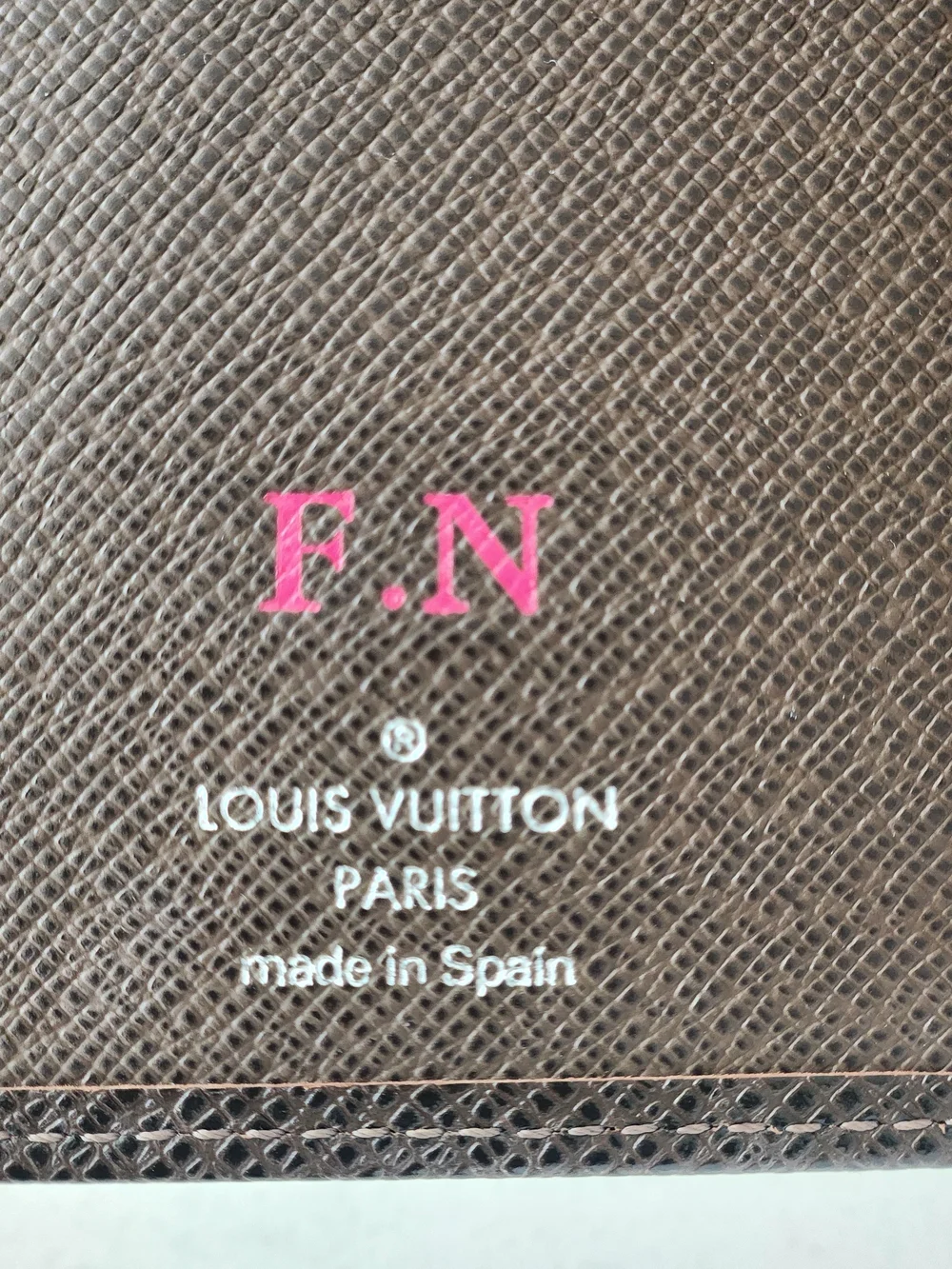 Louis Vuitton Taiga Small Agenda PM Cover Brown Leather